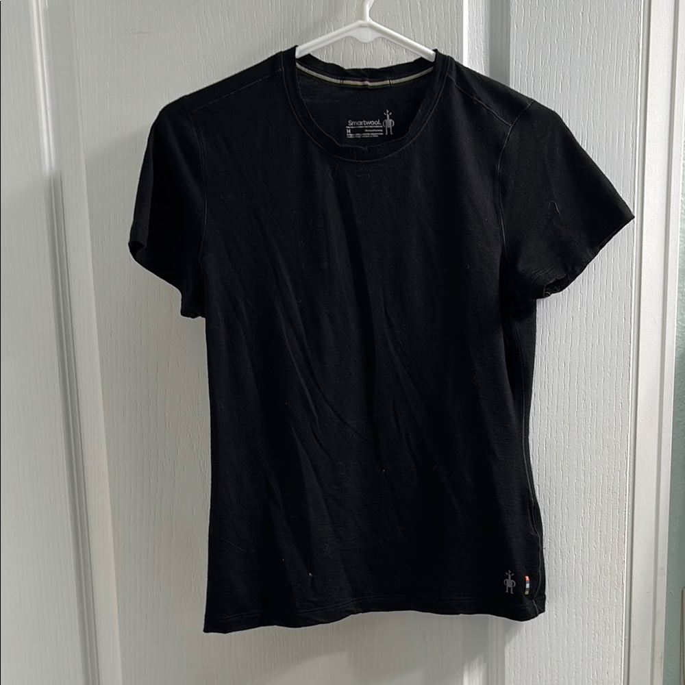 Smartwool All Season 88% Merino Short Sleeve T-Shirt, black, medium